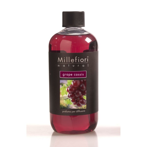 Millefiori Milano Nachfüllkonzentrat für Diffusor Grape Cassis 500ml 7REGC 